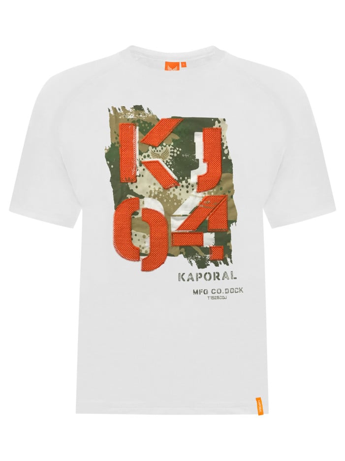 T-shirt en coton blanc...