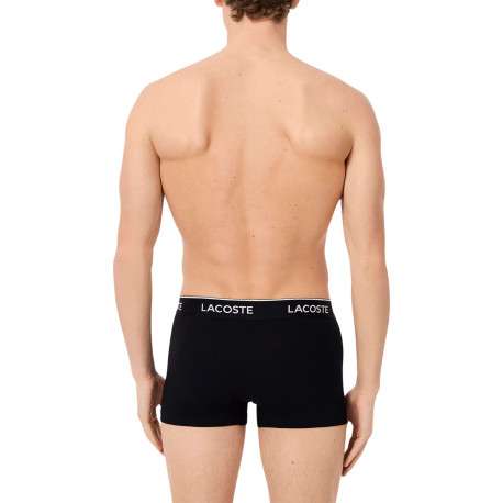 Lot de 3 boxers classiques noirs en coton unis à coupe fermée - Image 2