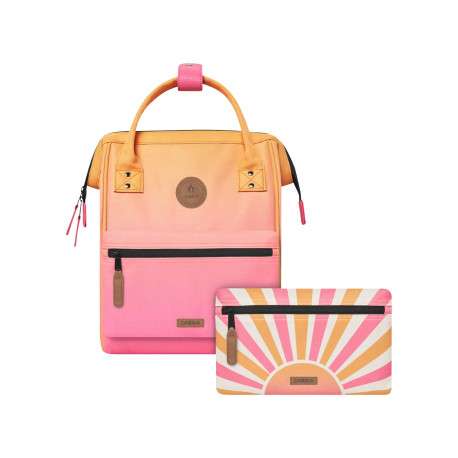 Sac à dos pêche uni avec pochettes interchangeables et logo iconique