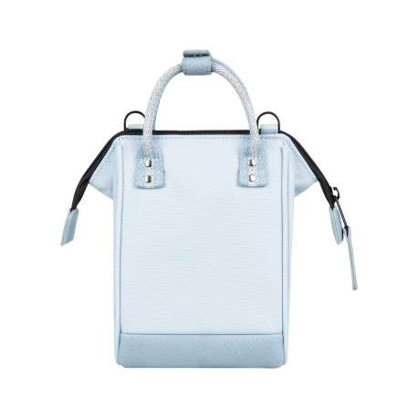 Sac à bandoulière ciel uni avec nom iconique sur le devant et une pochette - Image 7