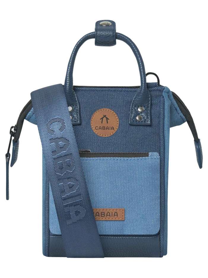 Sac à bandoulière bleu uni...