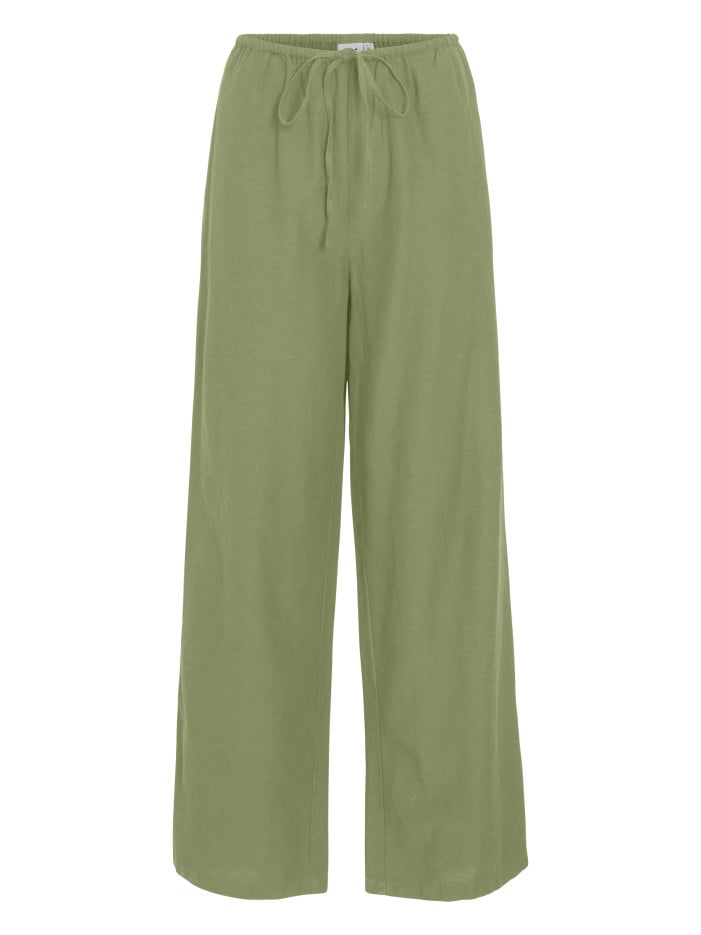 Pantalon chino beige uni...
