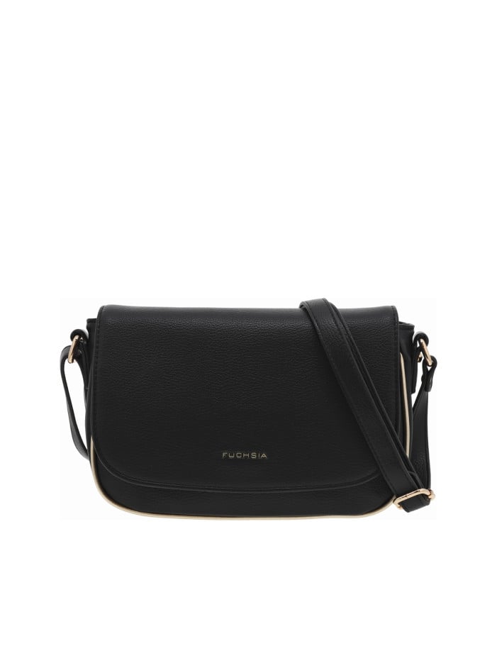 Sac à bandoulière noir uni...