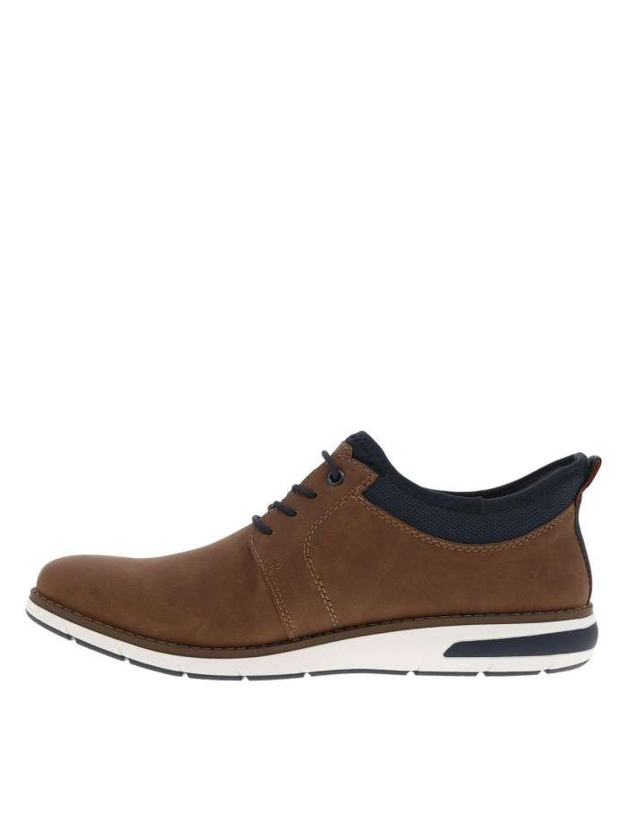 Sneakers brun à talon plat...