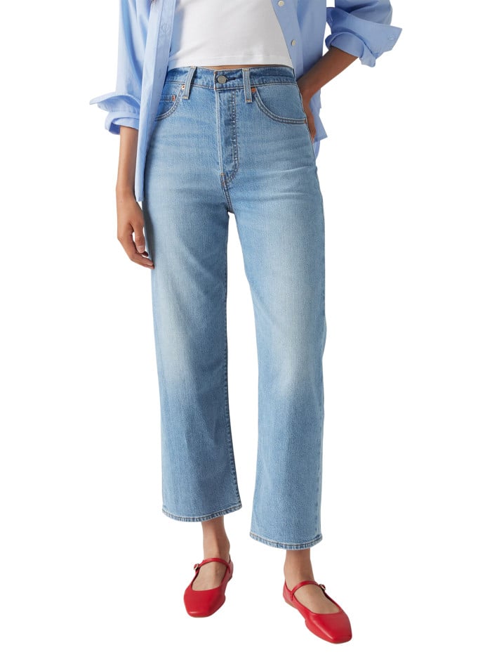 Jean Ribcage Straight Ankle...