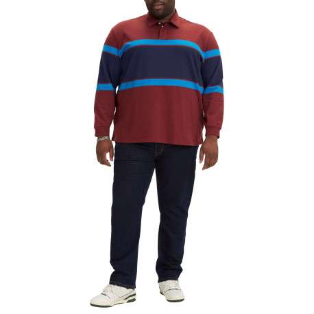 Jean 511 en coton mélangé bleu brut uni avec une coupe slim fit