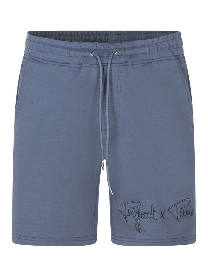 Jogging bleu uni avec une...
