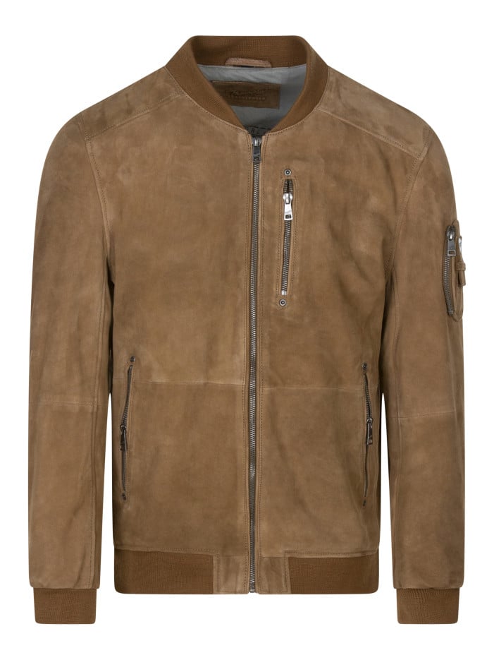Bomber en cuir de mouton...