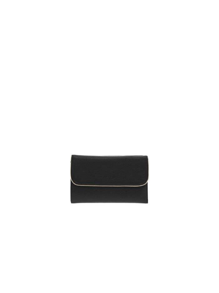 Portefeuille noir uni...