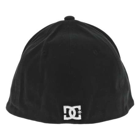 Casquette strapback en coton noire unie avec le logo brodé à l'avant - Image 2