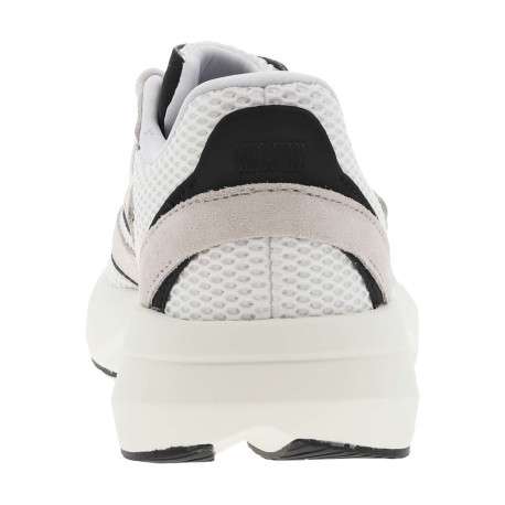 Baskets running blanches et beiges en mesh avec lacets blancs et semelle écrue - Image 6
