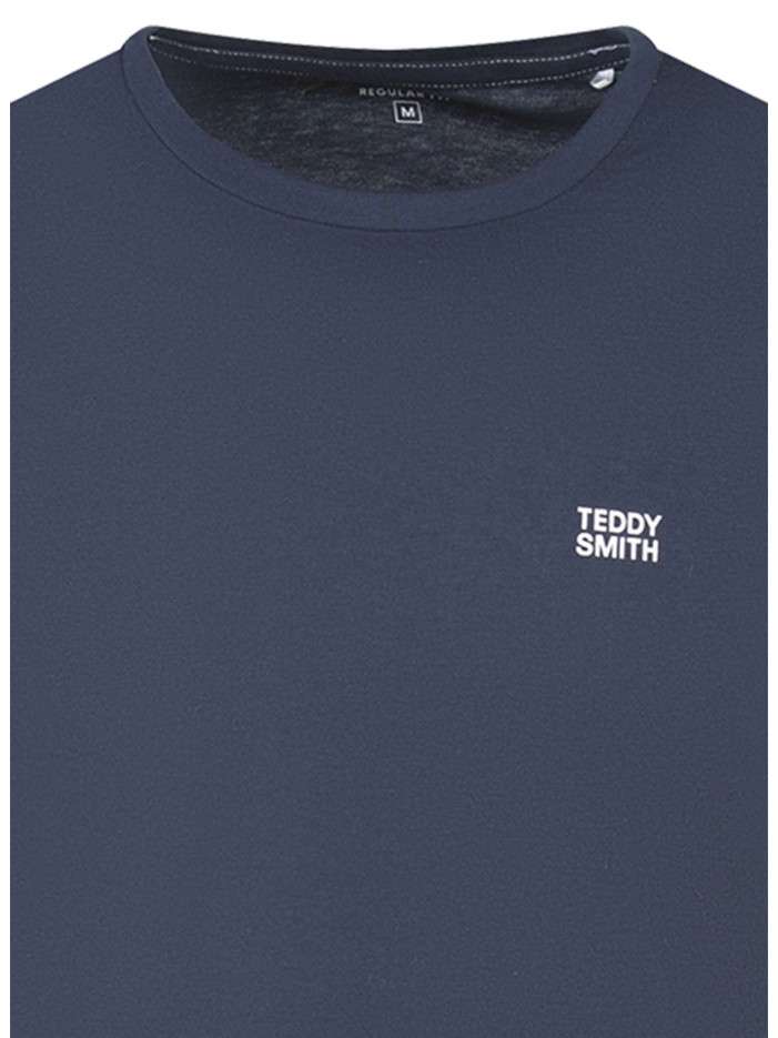 T-shirt Teddy Smith Bleu - Taille M - Neuf Sans étiquettes - Homme/Femme, Coupe Regular