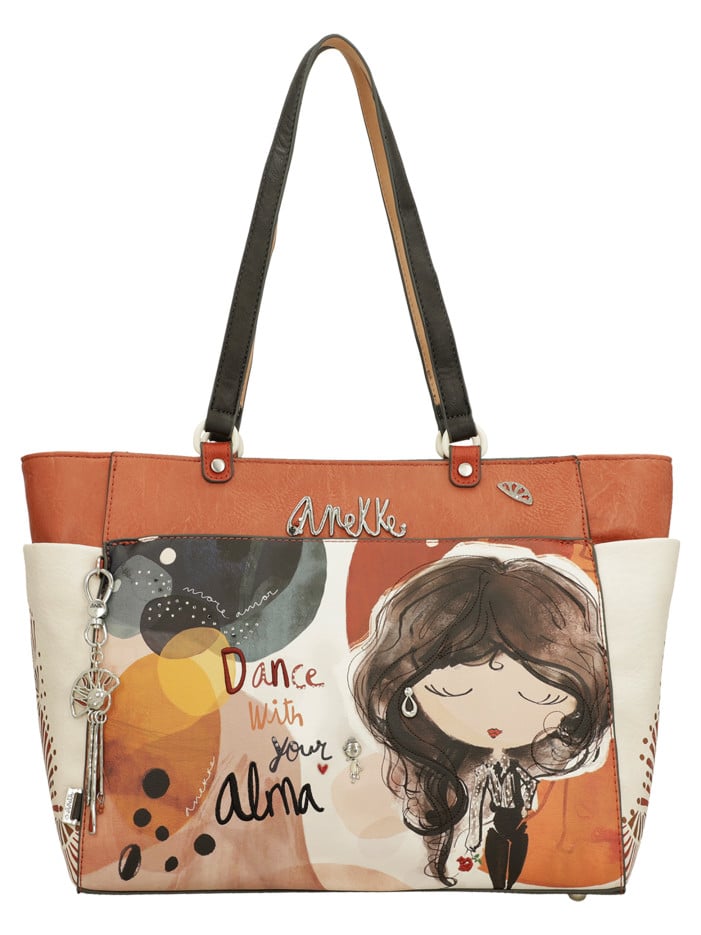 Sac shopping rouille...