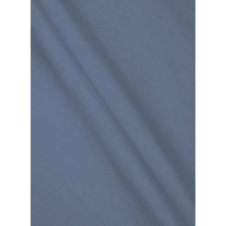 Short bleu uni avec une coupe droite à lien de serrage et des poches - Image 3