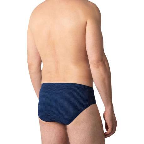 Lot de 3 slips en coton tricolores à motifs avec une ceinture élastiquée - Image 4