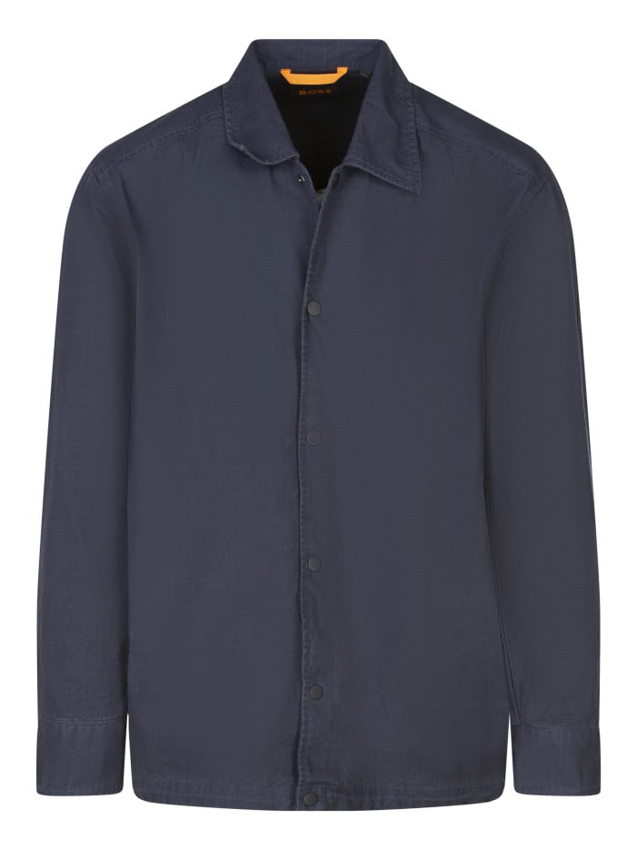 Surchemise en coton marine...