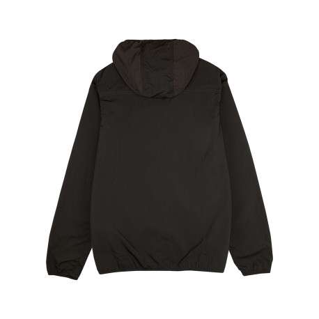 Coupe-vent à capuche manches longues kaki uni avec une coupe ajustée - Image 2