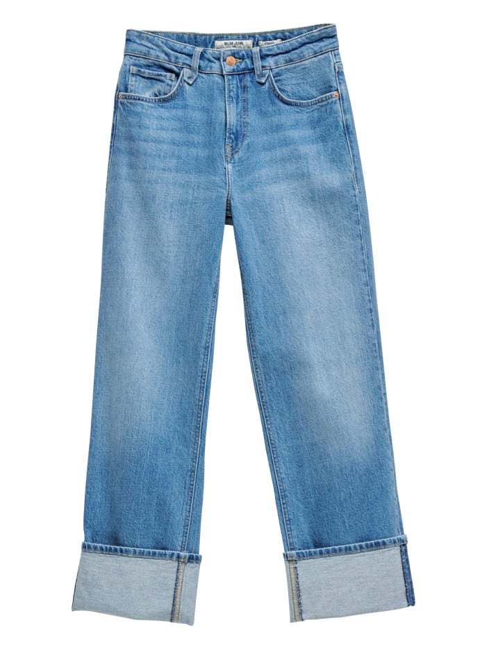 Jean en coton bleu stone...