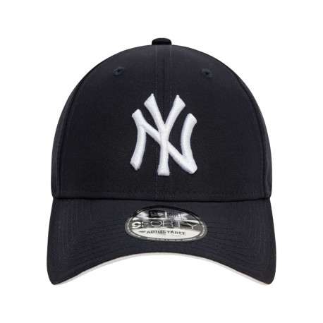 Casquette strapback bleue marine unie avec le logo blanc en relief - Image 2
