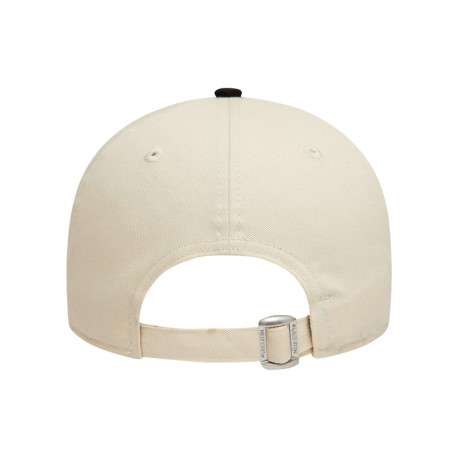 Casquette strapback en coton bicolore avec des lettres en relief à l'avant - Image 4
