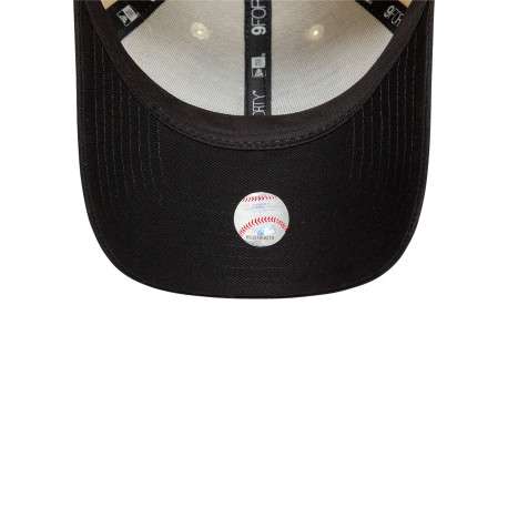 Casquette strapback en coton bicolore avec des lettres en relief à l'avant - Image 5