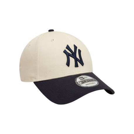 Casquette strapback en coton bicolore avec le logo en relief à l'avant - Image 7
