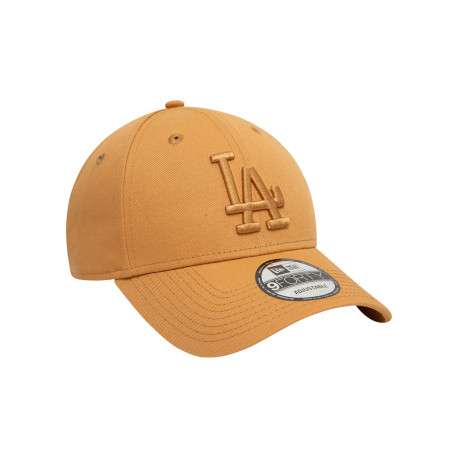 Casquette strapback en coton orange unie avec des lettres ton sur ton en relief - Image 3