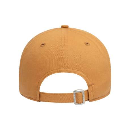 Casquette strapback en coton orange unie avec des lettres ton sur ton en relief - Image 4