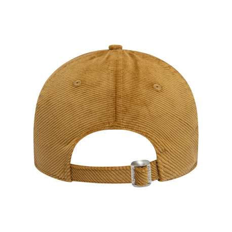 Casquette strapback en coton camel en velours côtelée avec des lettres en relief - Image 4