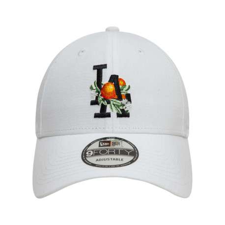 Casquette strapback en coton blanche avec une broderie à l'avant et à l'arrière - Image 2