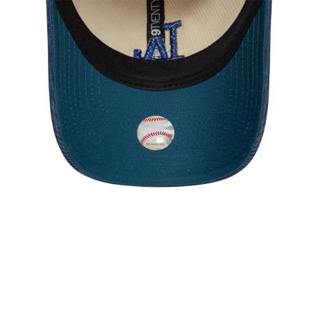 Casquette strapback en coton bicolore en velours côtelée avec une broderie - Image 5