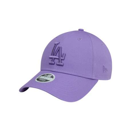 Casquette strapback en coton violette unie avec des lettres en relief à l'avant
