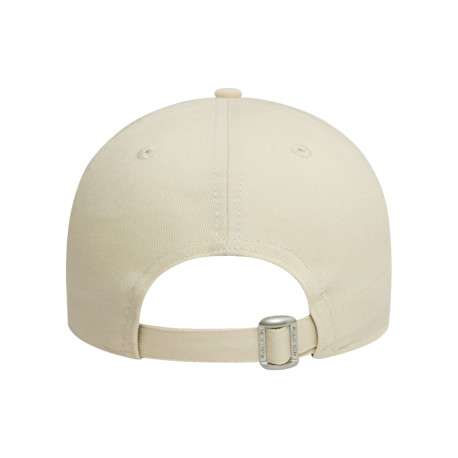 Casquette strapback en coton écrue unie avec des lettres en relief à l'avant - Image 4