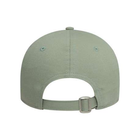 Casquette strapback en coton verte sauge avec des lettres en relief à l'avant - Image 4