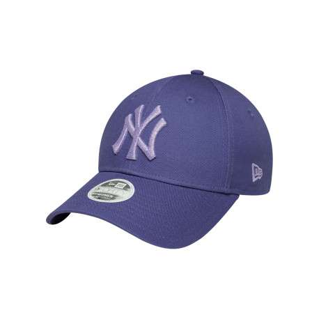 Casquette strapback en coton violette unie réglable à l'arrière
