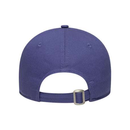 Casquette strapback en coton violette unie réglable à l'arrière - Image 4