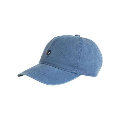 Casquette indigo unie avec une fermeture ajustable à l'arrière - Image 2