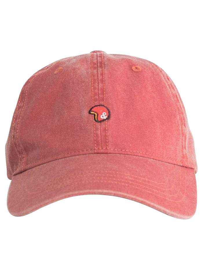 Casquette rouge unie avec...