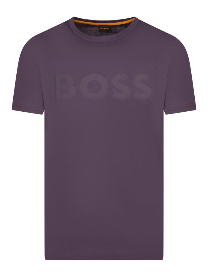 T-shirt bordeaux uni avec...