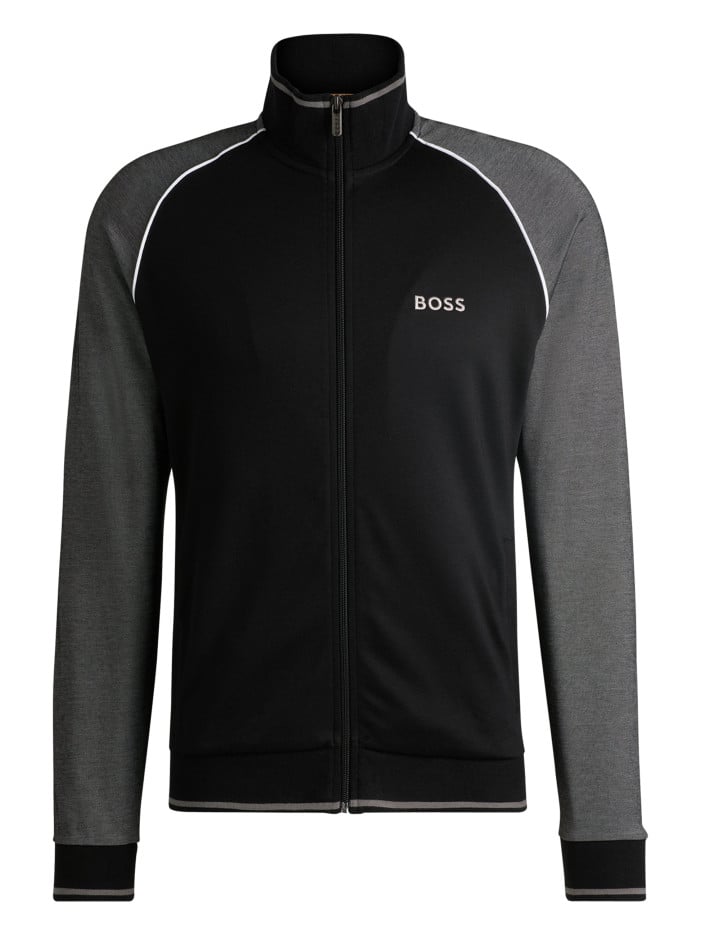 Sweat zippé en coton...