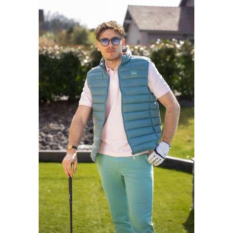 Polo en coton biologique rose uni avec une coupe droite et un col à revers - Image 4