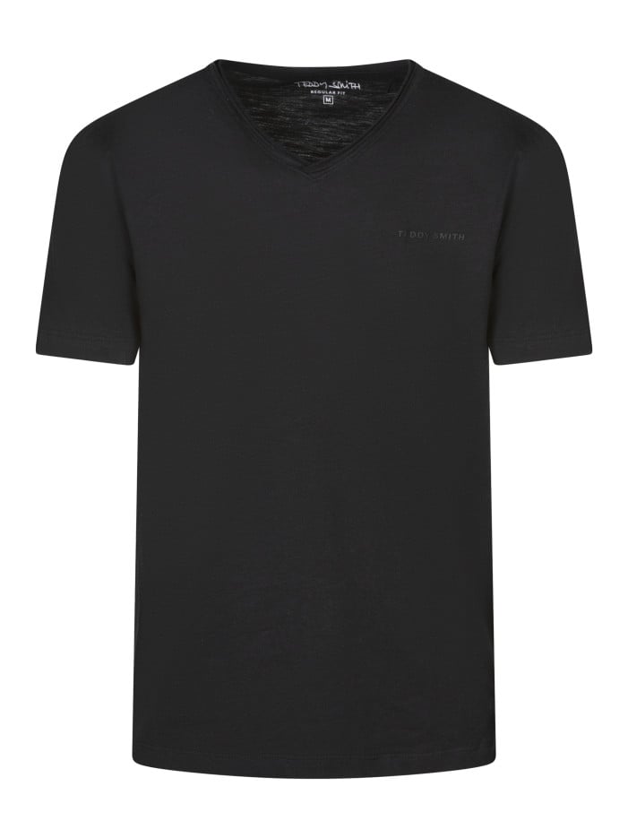T-shirt en coton anthracite...