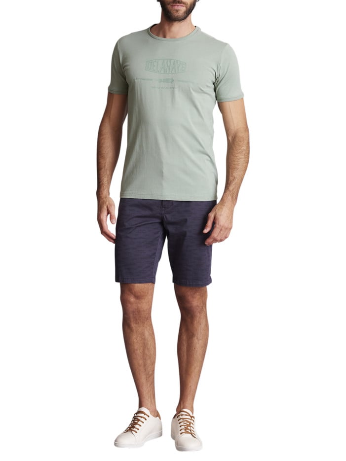 T-shirt en coton vert sauge...