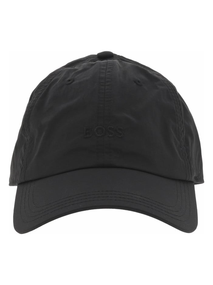 Casquette noire unie avec...