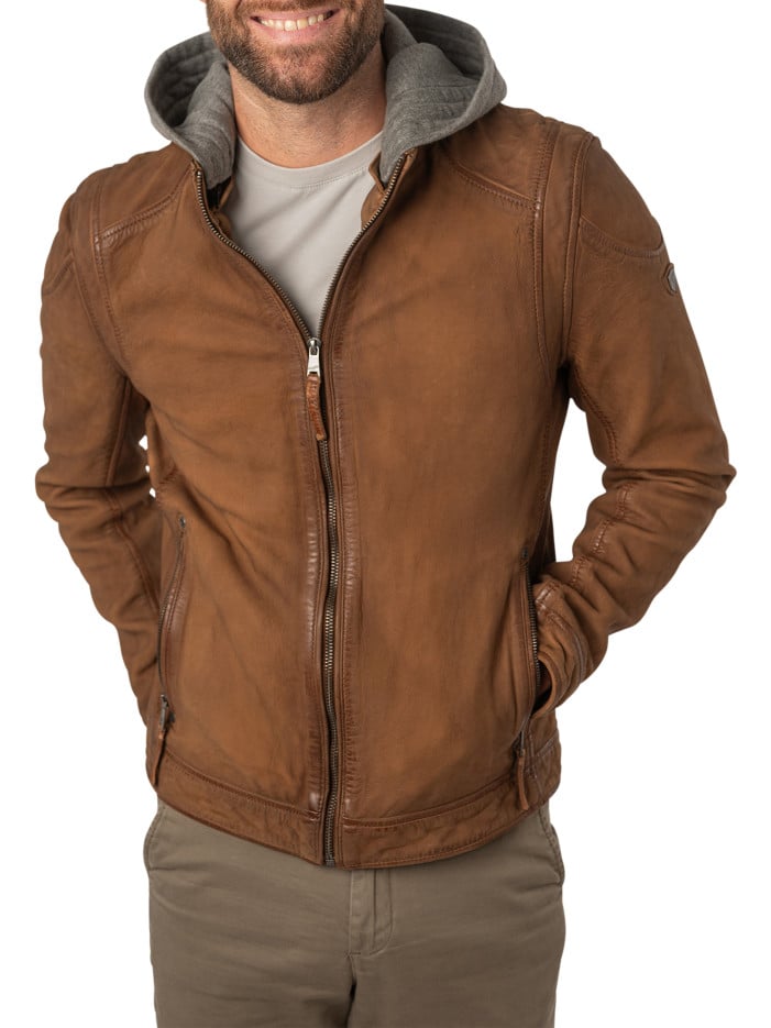 Veste en cuir de mouton...
