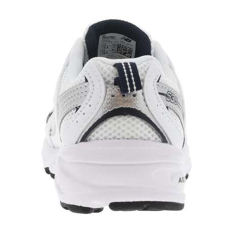 Baskets multisport 530 blanches avec multiples logos de la marques - Image 12