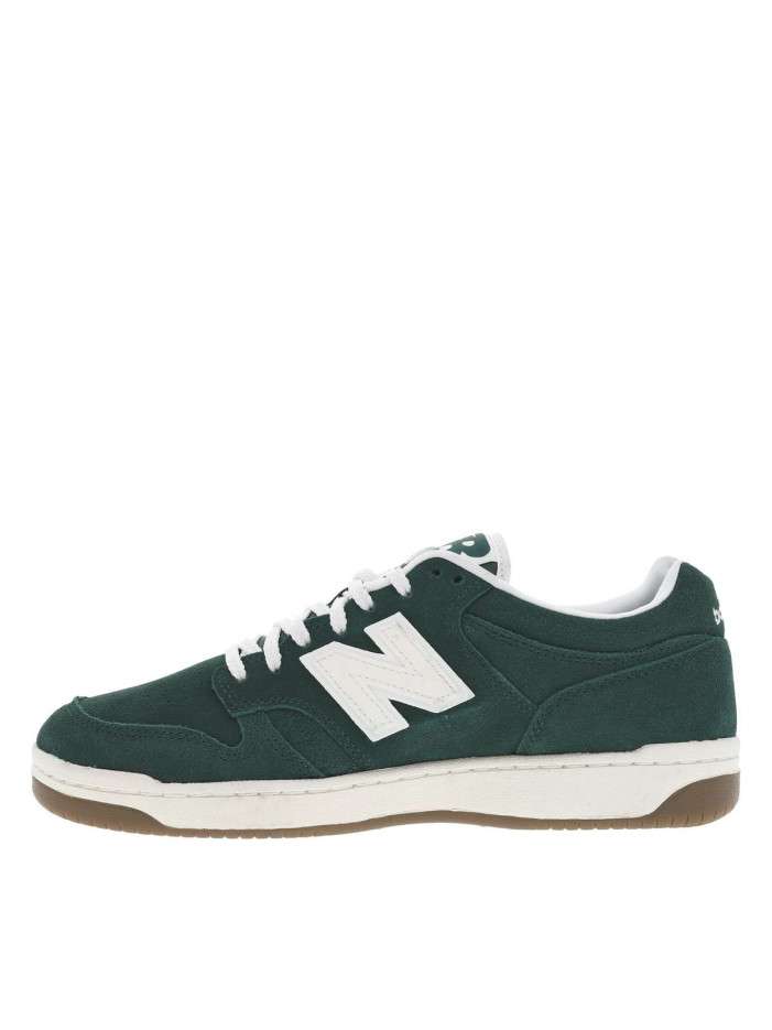 Tennis en cuir vertes en...