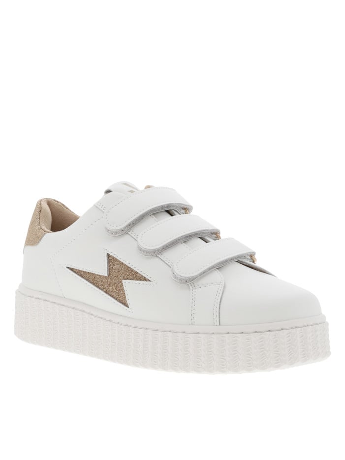 Sneakers blanches avec des...