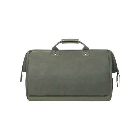 Grand sac weekender kaki uni 2en1 avec une pochette zippée réversible - Image 4