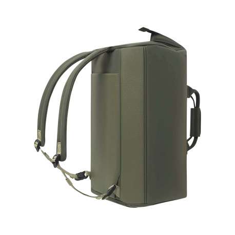 Grand sac weekender kaki uni 2en1 avec une pochette zippée réversible - Image 6